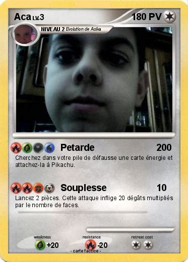 Pokémon Aca 3 3 Petarde Ma Carte Pokémon