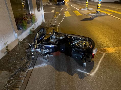 Rebstein Selbstunfall Mit Motorrad Sg Ch