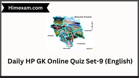 Daily HP GK Online Quiz Set 9 English Himexam