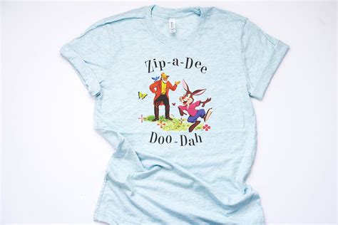 Zip A Dee Doo Dah T Shirt Disney Shirt Splash Mountain Etsy