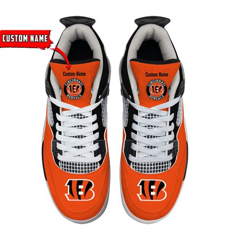 Cincinnati Bengals Personalized Aj4 Sneaker Bg61 Sportique Shop