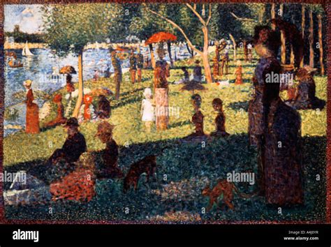 Una Tarde De Domingo En La Isla De La Grande Jatte 1884 1886