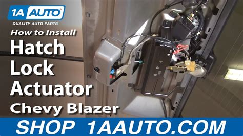 How To Install Replace Rear Hatch Lock Actuator Chevy Blazer Gmc Jimmy