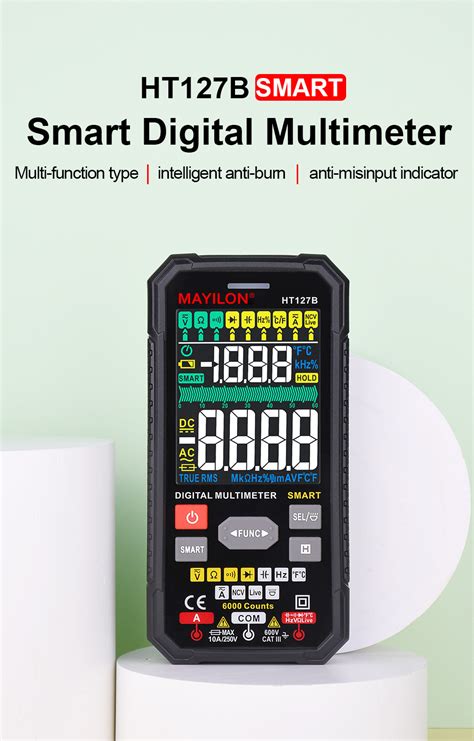 Precisie Digitale Inductiemeter Tester Telt Display Scherm Slimme