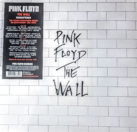 PINK FLOYD THE Wall 180 Gram Vinyl 2 Lp Set New Sealed