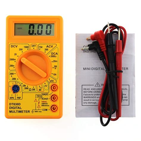 DT830D DMM Mini LCD Display Digital Multi Meter In Pakistan