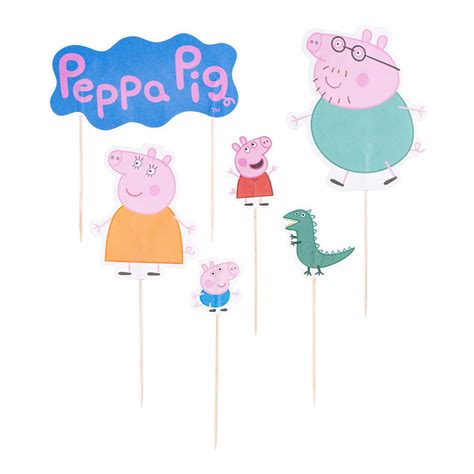 Toppers Para Tarta De Peppa Pig Unidades Por