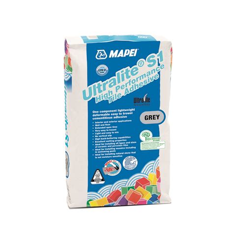 Adhesive Mapei Ultralite S1 Grey 13 5kg Newton Building Landscape