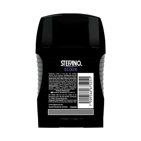 Desodorante Stefano Elixir En Barra Para Caballero 54 G Bodega