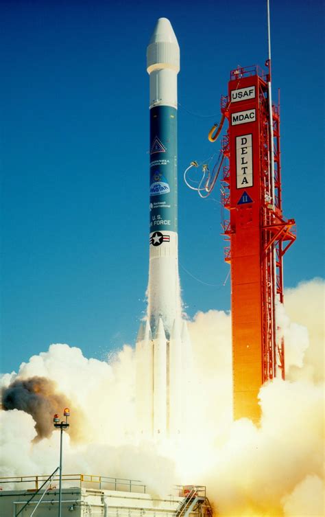 The U S Air Force Launches Navstar Ii 1 The First Full Scale Operational Gps Satellite Aboard