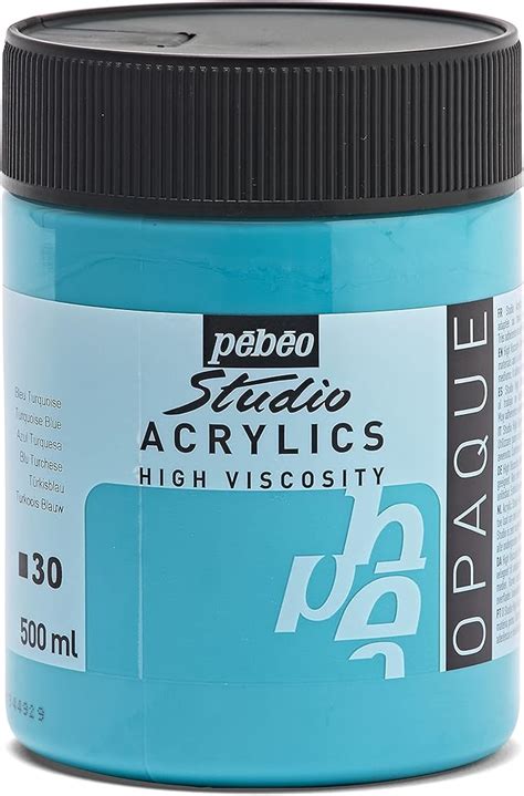 Pébéo Acrílico Fine Studio Pintura Acrílica 500 ml Azul Azul