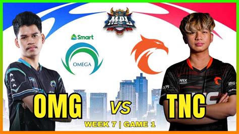 Omg Vs Tnc Game Regular Season Week Youtube