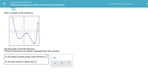 Answered Graphs And Functions Finding Local Bartleby