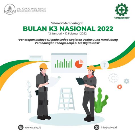 Selamat Memperingati Bulan K3 Nasional 2022 | PT. Kokai Indo Abadi