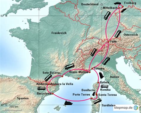 Stepmap Mittelmeer Landkarte F R Deutschland