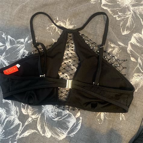 Ibiza Bikini Top Ocean Beach Sequin Bikini Top Depop