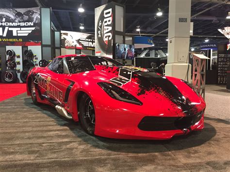 Dragzine S Blownz06 Radial Tire C7 Vette Unveiled At The Sema Show