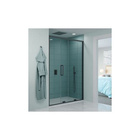 Crosswater Optix 10 Single Sliding Door Slate