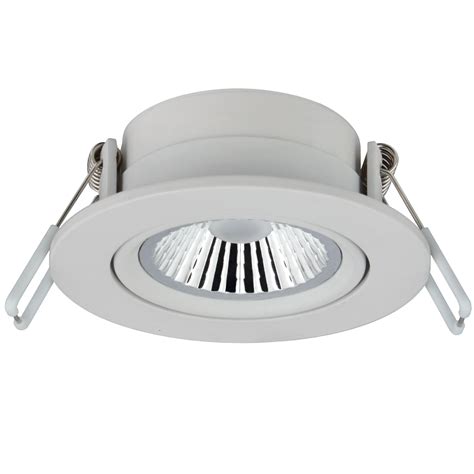 Led Inbouwspot Lumen W Wit Kantelbaar Tot K Mm Hoog