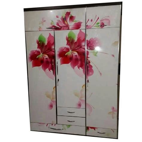 3 Door Hinged Teak Wood Wardrobe With Locker At Rs 9500 Piece In New