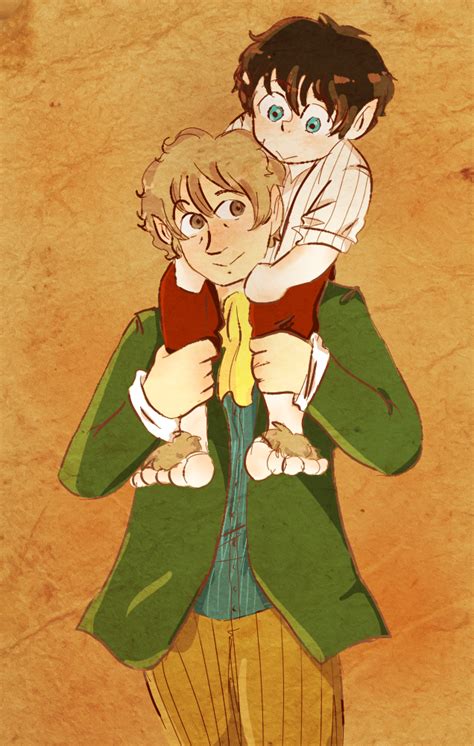 Bilbo and Frodo Baggins by Vero27 on DeviantArt