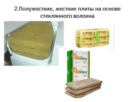 Стеклянная вата и изделия на её основе Преподаватель