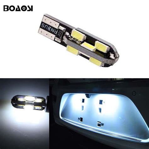 Boaosi X Led T Smd Led Canbus No Error License Plate Light For