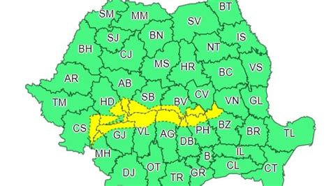 Meteorologii Au Emis O Aten Ionare Cod Galben De Precipita Ii I Viscol