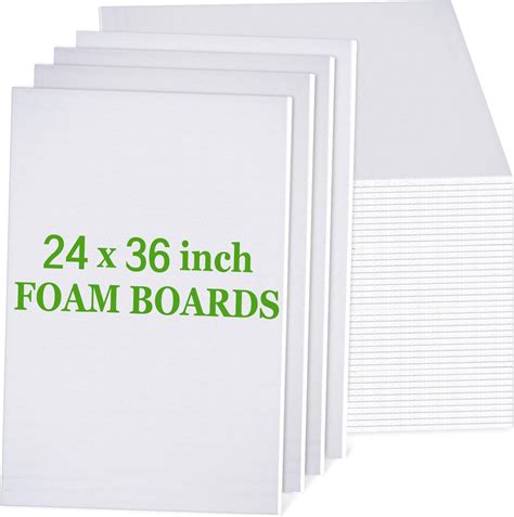 amazoncom ctosree  pcs white foam board     foam core boards foam poster board