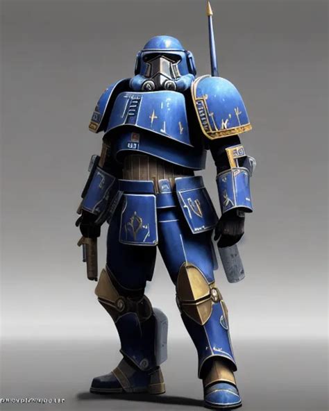 Warhammer 40k Space Marine Concept Art