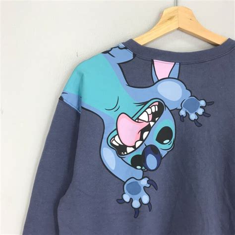 Rare Lilo Stitch Disney Cartoon Crewneck Sweatshirt… Gem