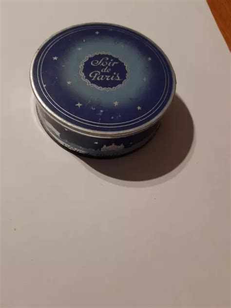 ANCIENNE BOÎTE À poudre BOURJOIS Soir de Paris N 3453 Ocrée Chair