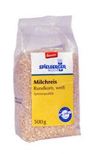 Spielberger Bio Milchreis Rundkorn weiß demeter 2 x 500 gr Amazon