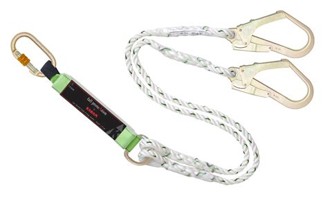 Forked Lanyard With Energy Absorber Twisted Rope Karam Pn