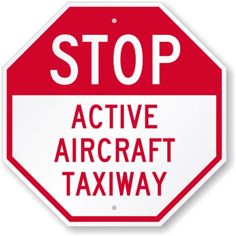 Aircraft Safety Signs