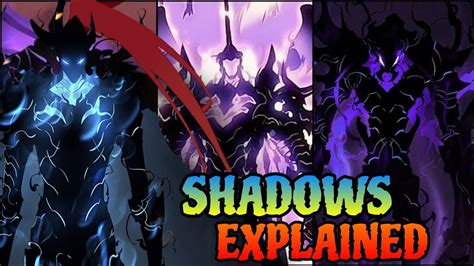 Solo Leveling Shadows Explained Solo Leveling Youtube