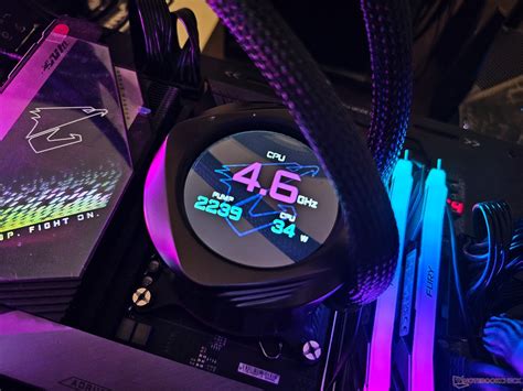 Gigabyte Aorus Waterforce X II 360 AiO Review Enthusiast CPU Cooling