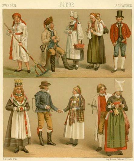 Th Century Traditional Swedish Clothing Swedish Traditions