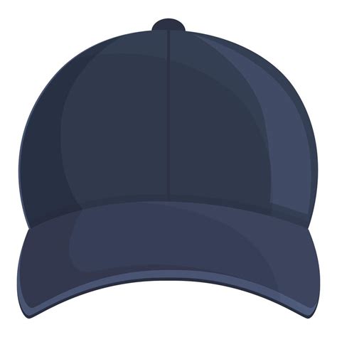 Black Fashion Cap Icon Cartoon Vector Baseball Hat 16227967 Vector Art