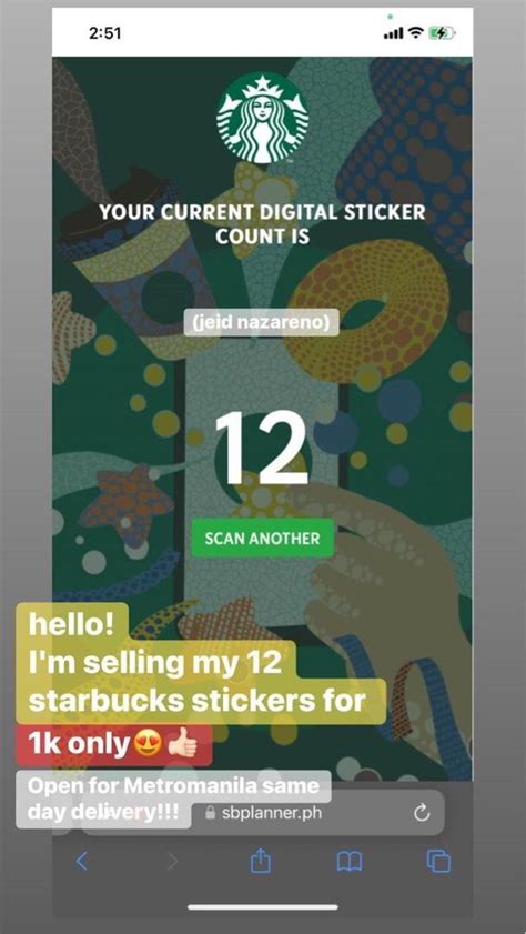 Starbucks Stickers, Tickets & Vouchers, Store Credits on Carousell