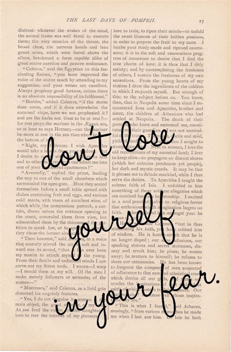 An Open Book With The Words Dont Lose Yourself In Your Fear