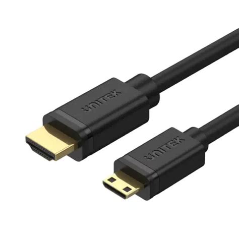 Unitek Hdmi Male To Mini Hdmi Male K Hz M High Speed Cable Black