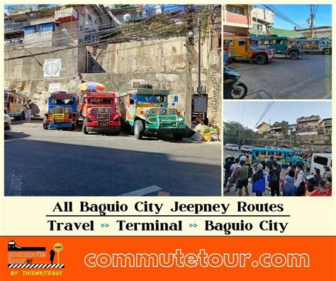 Baguio City Jeep Terminals And Route Map