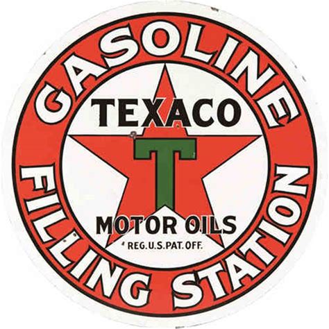 Texaco Gasoline Sign – OLD TIME TIN SIGN STORE