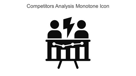 Top 10 Competitive Landscape Monotone Icon PowerPoint Presentation