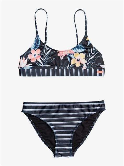 Flowers Addict Ensemble De Bikini Bralette Pour Fille 8 16 Ans Roxy