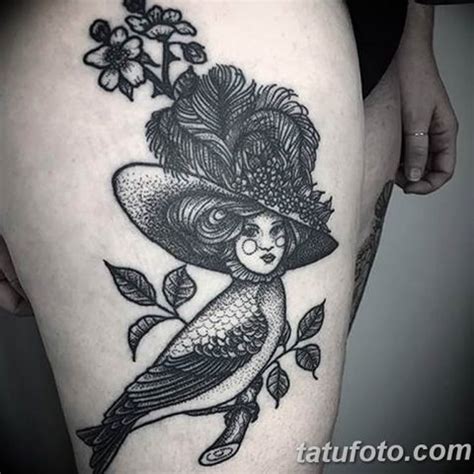 photo tattoo harpy 25.01.2019 №042 - example of drawing harpy tattoo - tattoovalue.net ...