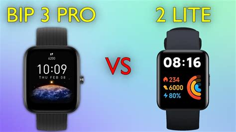 Amazfit Bip Pro Vs Redmi Watch Lite Full Specs Compare