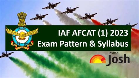 AFCAT 1 2023 Syllabus PDF: Download Exam Pattern Subject-wise & EKT ...