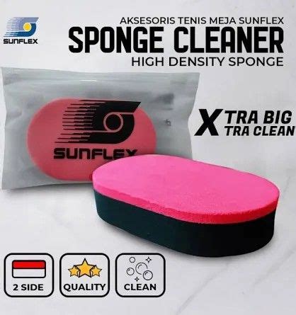 Sunflex Table Tennis Rubber Sponge Cleaning Pad Sports Equipment